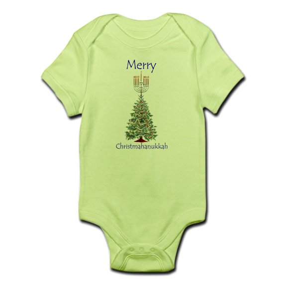 CafePress - Christmas/Hanukkah Humor Gift Infant Creeper - Baby Light Bodysuit