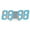 Blue, variant on Moocorvic 3D LED Digital Clock Wall Deco Glowing Night Mode Adjastable Electronic Table Clock Wall Clock Decoration Living Room LED Clock