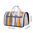 thumbnail image 3 of 33x25x22cm Soft Sided Pet Tote Carrier for Small Cats and Dogs - Portable Travel Bag with Mesh Panels and Adjustable Strap - Foldable Design for Car, Vet Visits, and Outdoor Trips, 3 of 8