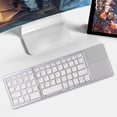 thumbnail image 3 of Teclado inalámbrico plegable Teclado pequeño y ligero para tableta universal, 3 of 6