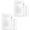 White-2Pack, variant on Door Alarms for Safety, Door Alarms When Opened, Window with Voice Alert, 4-Level Adjustable Volume, Refrigerator Sensor Pool for ?Fridge?Garage and Window