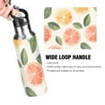 thumbnail image 4 of Yayeee 20oz Double Wall Stainless Steel Water Bottle with Flip Straw, Watercolor Orange, 4 of 7