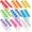 Tinsel, variant on 36 count Tinsel Wrapped Headband Multicolor Bopper Costume Headwear for Birthday Carnival Party Accessory
