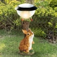 thumbnail image 2 of Resin Statues Outdoor Climbing Garden Statue Patio Gardening Decorative Solar Animal Lights Home Outdoor Decoration, 2 of 5