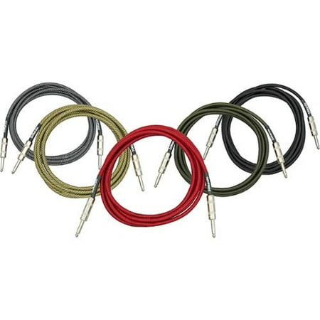 DiMarzio Instrument Cable Red 6 Foot