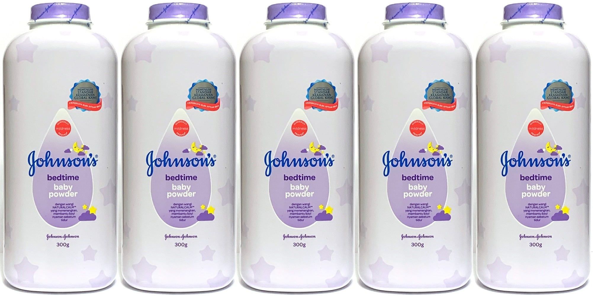 Johnson's Bedtime Baby Powder 300 Gram / 10.5 Ounce (Pack of 5