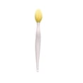thumbnail image 3 of Minnieouse Cepillo de labios exfoliante Cepillo de limpieza de nariz Labio de silicona de doble cara Cuerpo del baño Amarillo Minnieouse CE000211-03, 3 of 6