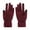 Wine Red, variant on Winter Gloves for Men Women, Touch Screen Texting Warm Gloves Full Finger Knitted Wool Riding Gloves