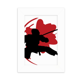 thumbnail image 1 of Marco de Fotos de Escritorio Unbranded Japón Samurai Sakura Silueta 5x7 pulgadas, 1 of 4