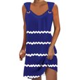 thumbnail image 2 of Summer Boho Dresses for Women 2024 Plus Size Comfort Printed Sleeveless V-Neck Dress, 2 of 6
