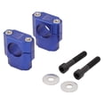 thumbnail image 2 of 2x elevadores de manillar de motocicleta universales, abrazadera de montaje de barras de manillar de 28 mm, accesorios de piezas de adaptador de - Azul shamjiam Elevador de manillar, 2 of 6