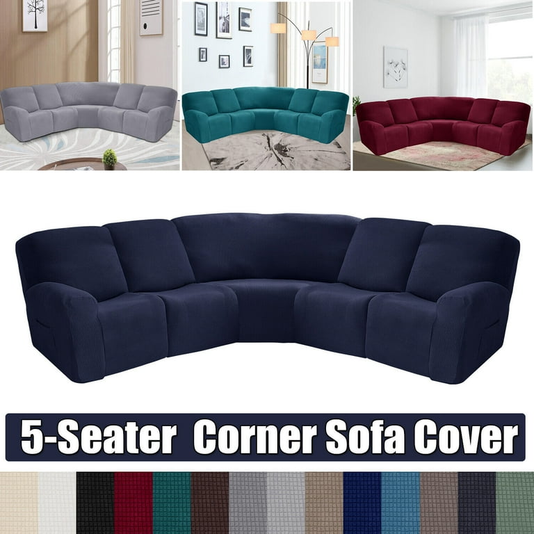 Jian Ya Na 7 Pieces Solid Polyester Seat Corner Sofa Cove