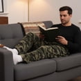 thumbnail image 7 of #followme Polar Fleece Pajama Pants for Men 45902-V-10780-BLK-S (Small, Rodeo Bandana - Black), 7 of 7