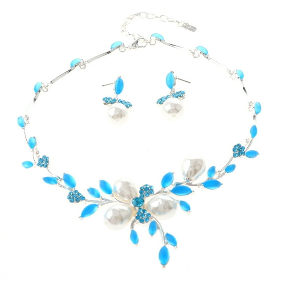 Rhinestone Necklace Set