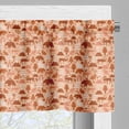 thumbnail image 3 of Ambesonne Landscape Valance Pack of 2, Autumn Theme Forest Items, 42"X18", Peach Cinnamon and Pearl, 3 of 5