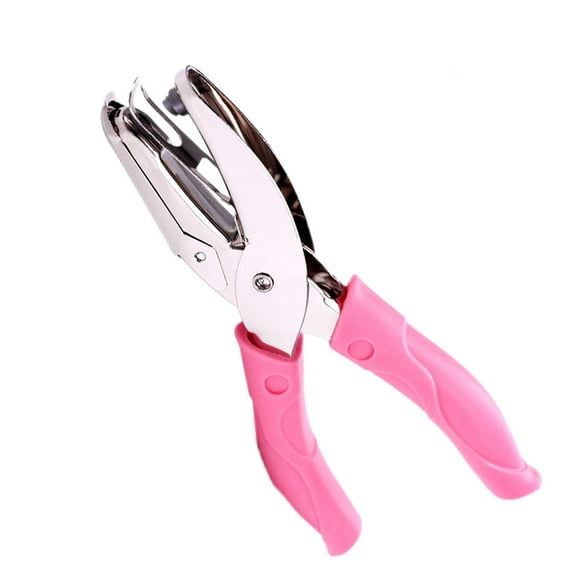 Redempat Manual Puncher Stainless Round Binding Supplies DIY School Stationery Handheld Paper Punch Scrapbooking Clothing Supply Big Round Hole 6mm