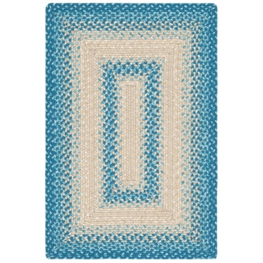 Safavieh Braided  2'-3" x 8'-0"  Hand Woven Rug in Blue / Beige