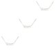 thumbnail image 1 of Collar de amistad Qarigey Doce signos del zodiaco Cáncer Plata, 1 of 6