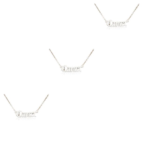 Collar de amistad Qarigey Doce signos del zodiaco Cáncer Plata