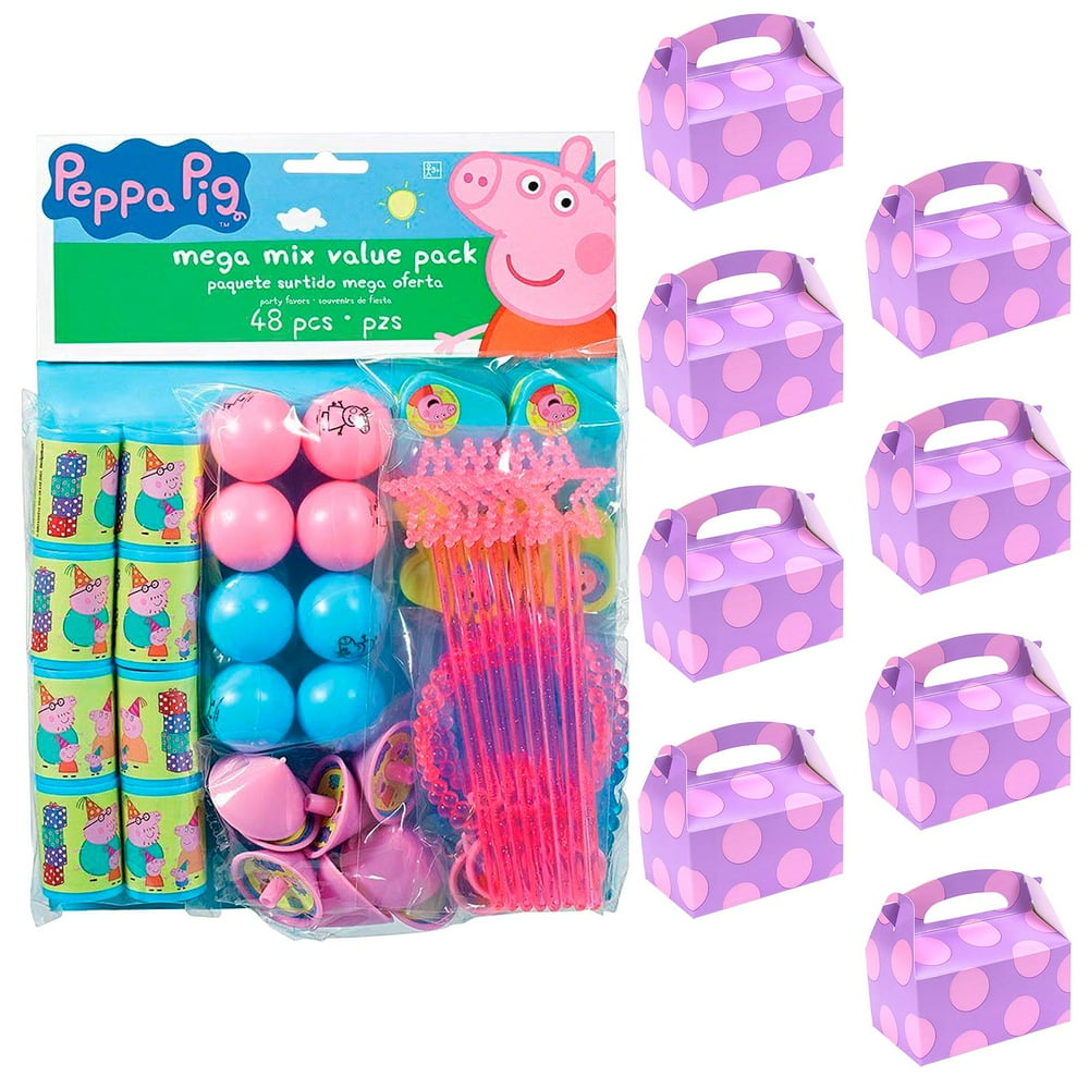 Peppa Pig Filled Favor Box Kit (for 8 Guests)