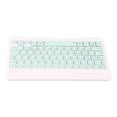 thumbnail image 4 of Keyboard,  Keycaps Typewriter, 10 Inch Keyboards, Metal Texture Panel, Aluminum Alloy Back Cover, for Smartphones Tablets Laptops Desktop Computers, 4 of 7