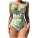 thumbnail image 1 of Faldas de Verano de las Mujeres Vintage Impreso Falda de Playa Bikini Conservador Conjunto de Trajes de Baño, Poliéster Spandex para Vacaciones Informales, 1 of 9