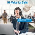 thumbnail image 6 of Bluetooth 5.0 Type-C Charging Headset Wireless Trucker Driving Office Headphone Noise Cancelling Mic, 6 of 8