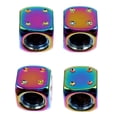 thumbnail image 3 of KAKOWELY 4 Pcs Bouchons de Roue en Alliage d'Aluminium, 0.47"X0.47"X0.47 Pouces, 3 of 4