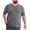 Gray, variant on Fnooota Big Men's T-Shirts, V Neck Short Sleeve Casual Basic Summer Tops Classic Tees Gray Size 1XL
