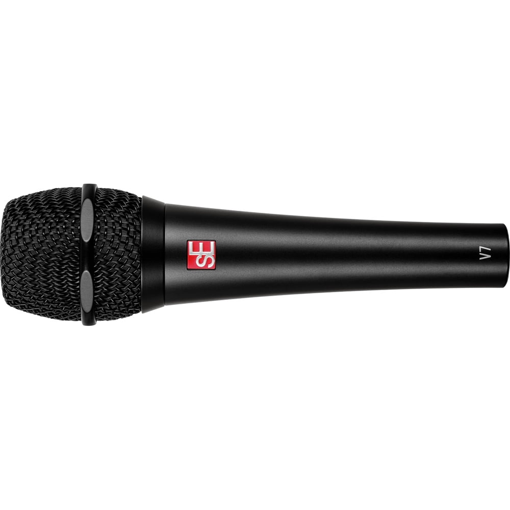 sE Electronics V7 Black Dynamic Supercardioid Handheld Vocal Microphone