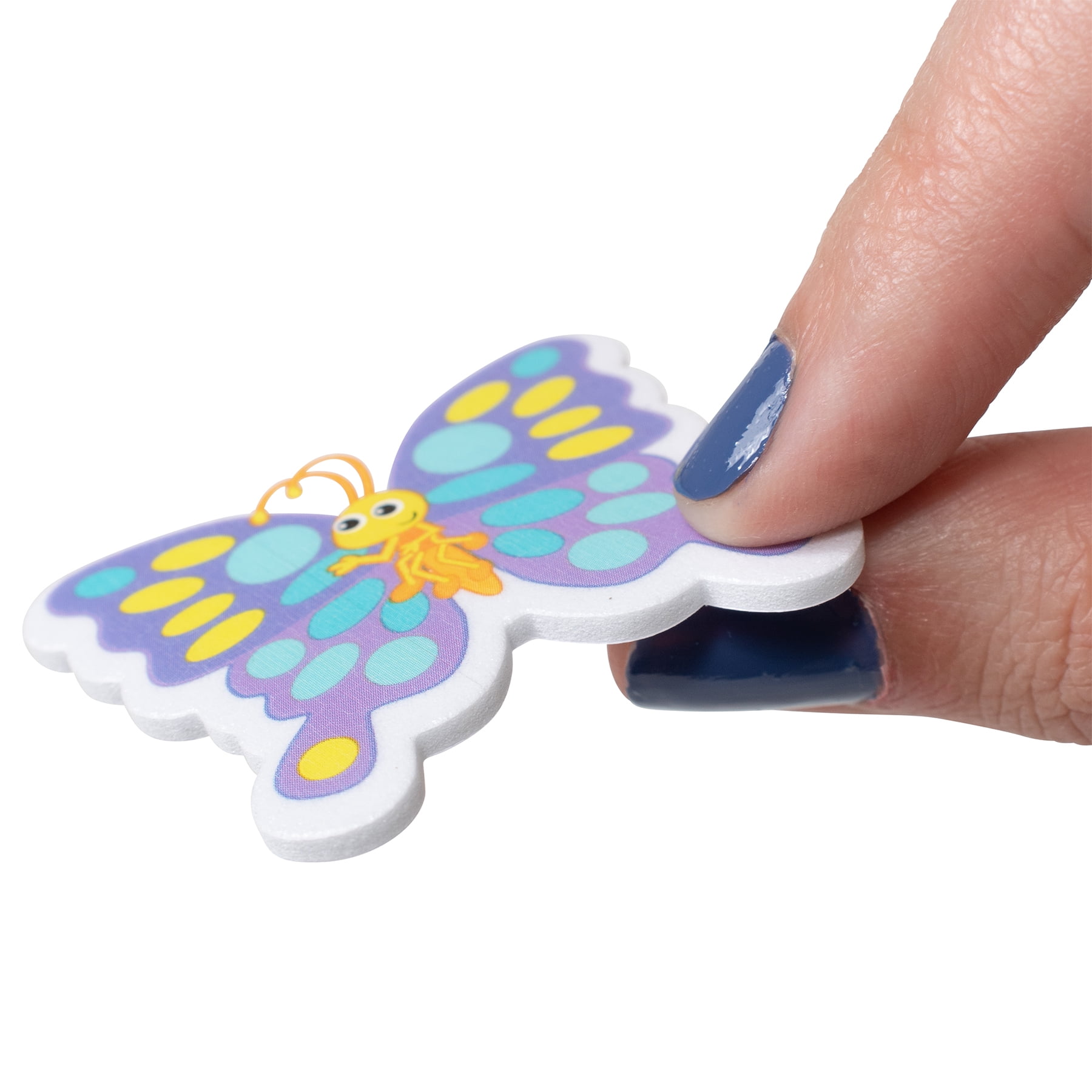 READY 2 LEARN Foam Stickers, Garden, 168 Per Pack, 3 Packs