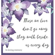 LULU AND BELL Religious quote in loving memory, condolence book to sign (Hardcover)