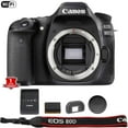 thumbnail image 1 of Canon EOS 80D Digital SLR Camera Body (Black) (International Model) No Warranty, 1 of 7