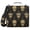 Gold Skull, variant on 3 Ring Zipper Binder with Shoulder Strap Waterproof Trapper Keeper 2 Inch D-Ring 500 Sheets Capacity, Space Gray