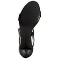 thumbnail image 4 of STYLE & COMPANY Womens Black Elastic Gore Crisscross Straps Cushioned Paysonn Round Toe Cone Heel Zip-Up Dress Sandals Shoes 8.5 M, 4 of 4