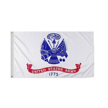 USA Army Flag 12x18 inch - Indoor | Outdoor Durable 200D Nylon, Fade-Resistant, Single-Sided Military Flag