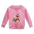 thumbnail image 4 of GDREDA Chandails à Capuchon & Chandails en Molleton pour Filles Automne Hiver à Manches Longues Imprimé de Noël Col Rond Manteau Chaud pour Garçons et Filles, 4 of 4