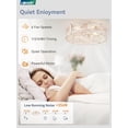 thumbnail image 2 of LEDIARY Ventilador de Techo con Luz y Jaula de 20" con Control Remoto y App, 6 Velocidades, 2 of 7