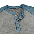 thumbnail image 7 of Nafuu Males T Shirts Multicolor Henley Long Sleeve Soft Blend Tee For Casual Wear And Layering Comfort Breathable Vacation Classic Tees Men, 7 of 7