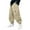 Khaki, variant on Bobifish Boys Cargo Pants Wide Leg Joggers With Multiple Pockets Autumn Winter Loose Fit Casual School Outdoor Daily Wear Pants,Sizes 5-6Y