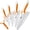 Orange, variant on Ceramic Knives Set with Covers for Kitchen.6",5",4",3" in Paring Knife