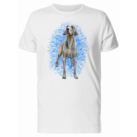 Lovely Weimaraner Dog T-Shirt Men -Image by Shutterstock, Male x-Large