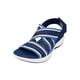 thumbnail image 2 of Sandalias cruzadas elásticas para mujer, zapatillas de verano, zapatos de playa con tacón de cuña para ocio Wmkox8yii  sa3840, 2 of 5