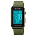 thumbnail image 2 of SKMEI Digital Watch Women’s Men's Sports Watch Rectangular Waterproof Unisex Wrist Watch with EL Backlight/Alarm/Stopwatch, 2 of 5