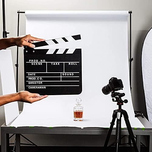 Proporro para el tablero de clapper para películas, directora de cine Slate (Blackboboard, 1 paquete)