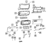 Genuine OE Mopar Instrument Panel Glove Box - 6YK17LC5AA Fits select: 2019-2021 RAM 2500