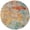 Assorted, variant on 5' X 5' Sealife Round Abstract Power Loom Non Skid Area Rug