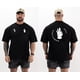 thumbnail image 1 of Camisetas de alta calidad para hombre, ropa de gimnasio deportiva, 100% algodón, talla estadounidense xuanjing unisex, 1 of 2