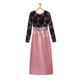 thumbnail image 3 of XDZJLR Womens Dresses Summer Arab Muslim Abaya Stitching Lace Kaftan Maxi Skirt, 3 of 3