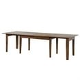 thumbnail image 4 of Simply Brook 62-134" Long Rectangular Extendable Dining Table Brown Solid Wood, 4 of 5
